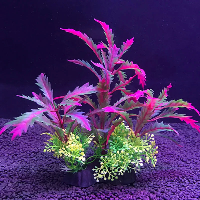 Plantes artificielles pour aquarium assorties