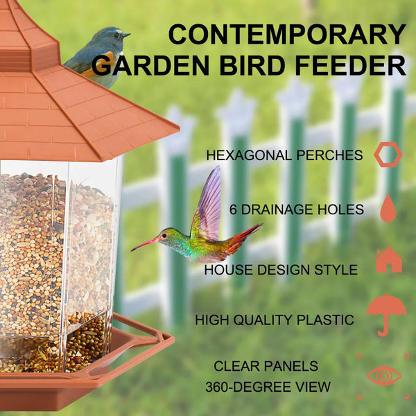 Automatic Bird Feeder with Multiple Ports