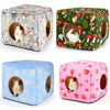 Lit-Tanière Doux et Lavable pour Petits Animaux