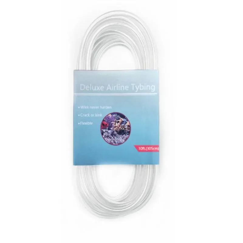 Tuyauterie d'avion transparente pour pompes et pierres à air, emballée pour 3 mètres.
