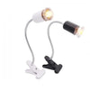 Lampe chauffante ajustable à col de cygne pour reptiles avec ampoule 50W