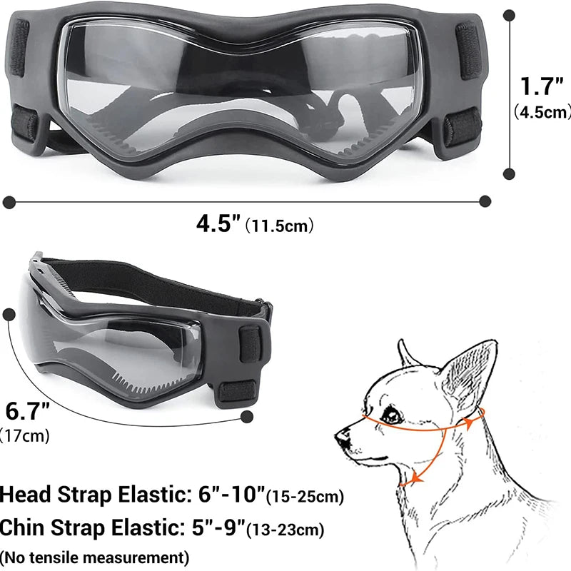 Gafas de Sol UV Ajustables para Perros