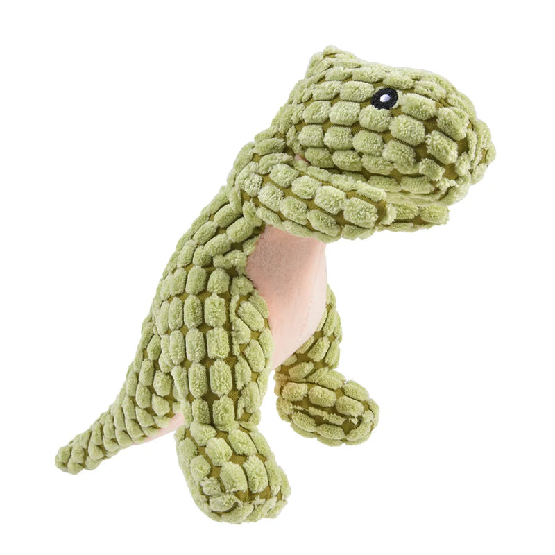 Jouet en peluche doux pour dinosaure, idéal pour les petites races de chiens