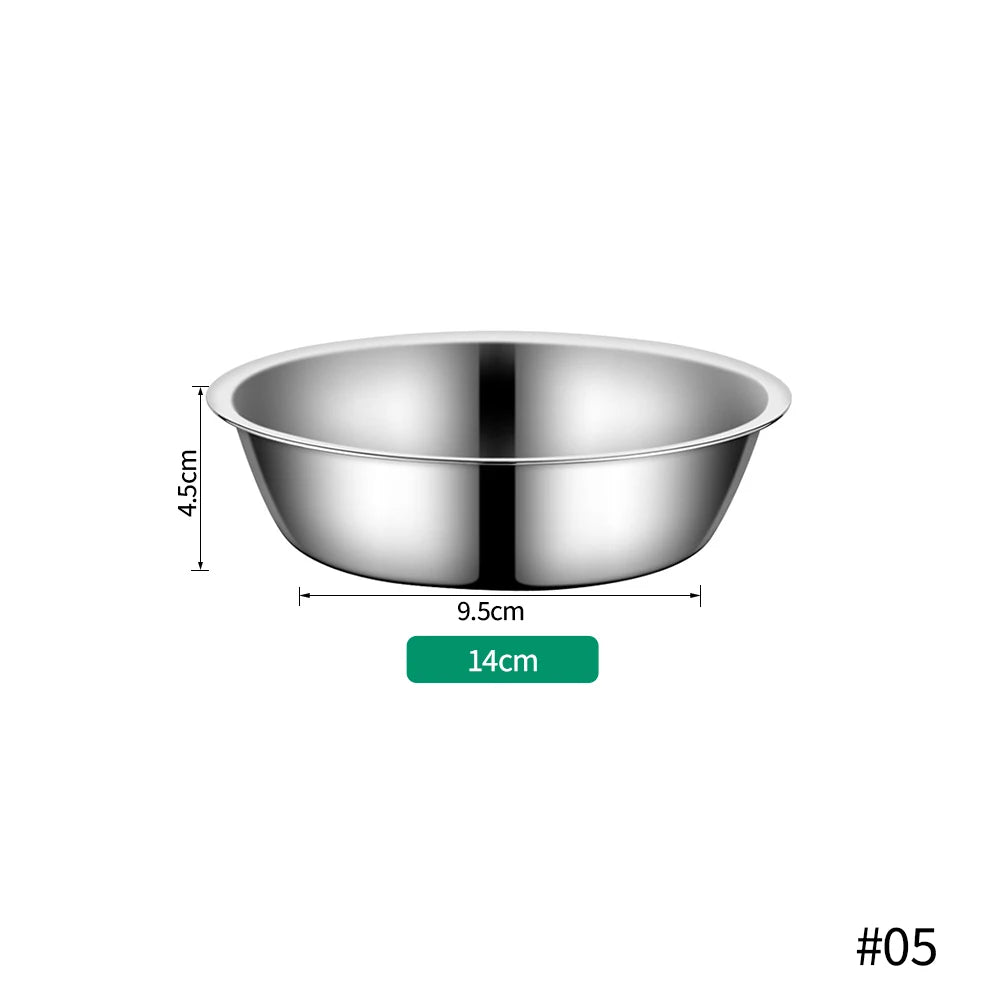 Stainless Steel Pet Food Bowl for Dogs and Cats