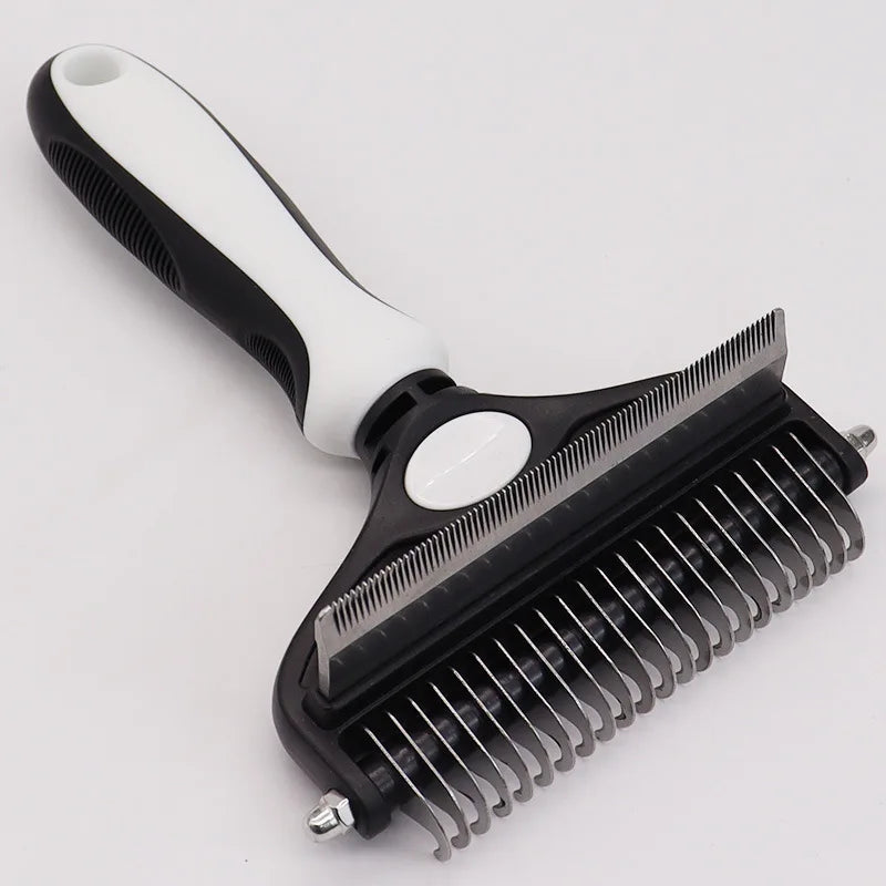 3-in-1 Pet Deshedding Brush for Dogs and Cats