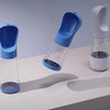 Tragbare 2-in-1 Haustier-Wasserflasche mit Schale