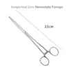 Stainless Steel Locking Hemostatic Forceps with Serrated Jaws