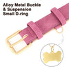Personalisiertes Leder-Hundehalsband mit graviertem ID-Tag