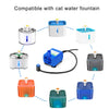 Cat Water Fountain Replacement Pump - Ultra-Quiet USB