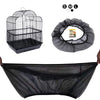 Breathable Nylon Mesh Bird Cage Seed Guard Cover