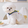Princess Mesh Dog Dress with Bow Lace Trim
