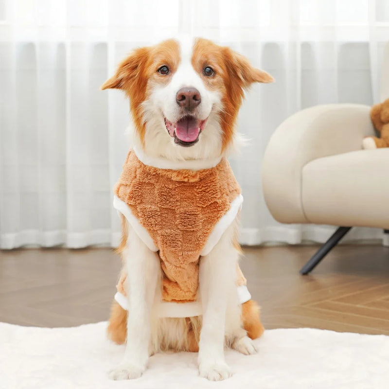 Suéter de Felpa de Algodón Cómodo para Perros de Raza Grande
