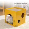 Double-Layer Cat Scratching House with Corrugated Cardboard
