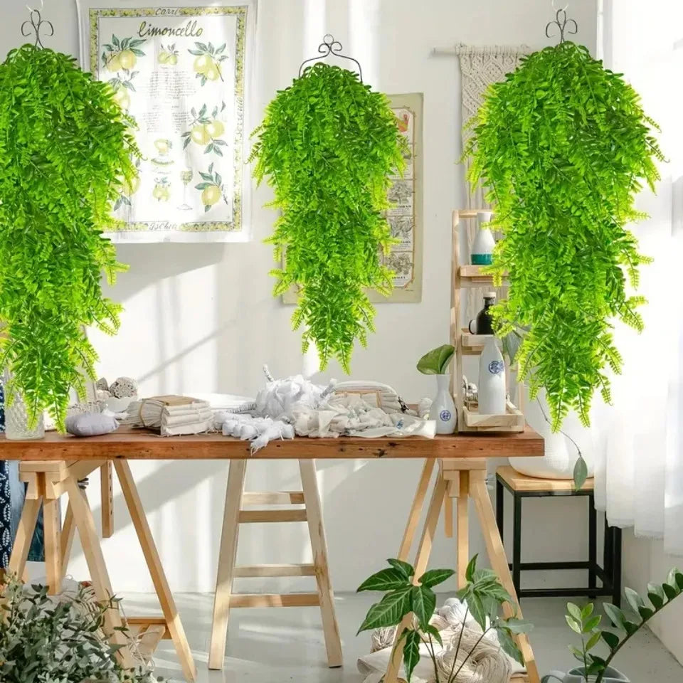 Artificial Persian Fern Hanging Vines (4-Pack)