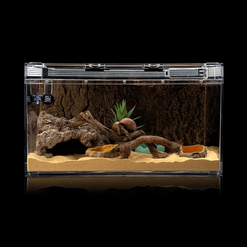 Natural Resin Rock Cave Hideout for Reptiles