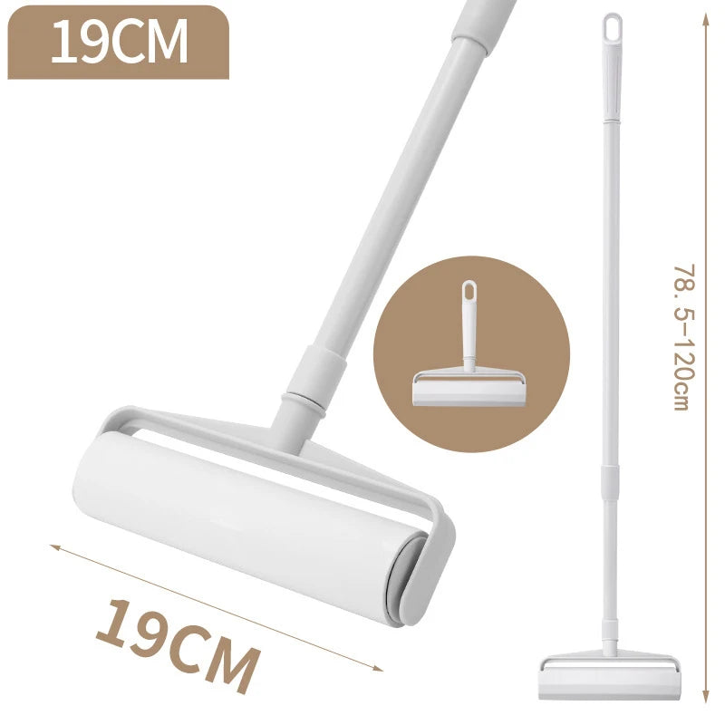 Extendable Lint Roller with Long Handle for Home Cleaning