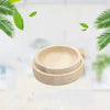 Smooth Wooden Small Animal Feeding Bowl