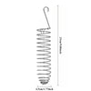 Stainless Steel Parrot Forager Feeder with Spiral Fruit Basket
