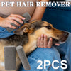 Pet Hair Remover Pumice Stone Brush (2-Pack)