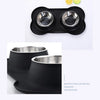 Double Dog Bowl Set with Anti-Slip Silicone Mat