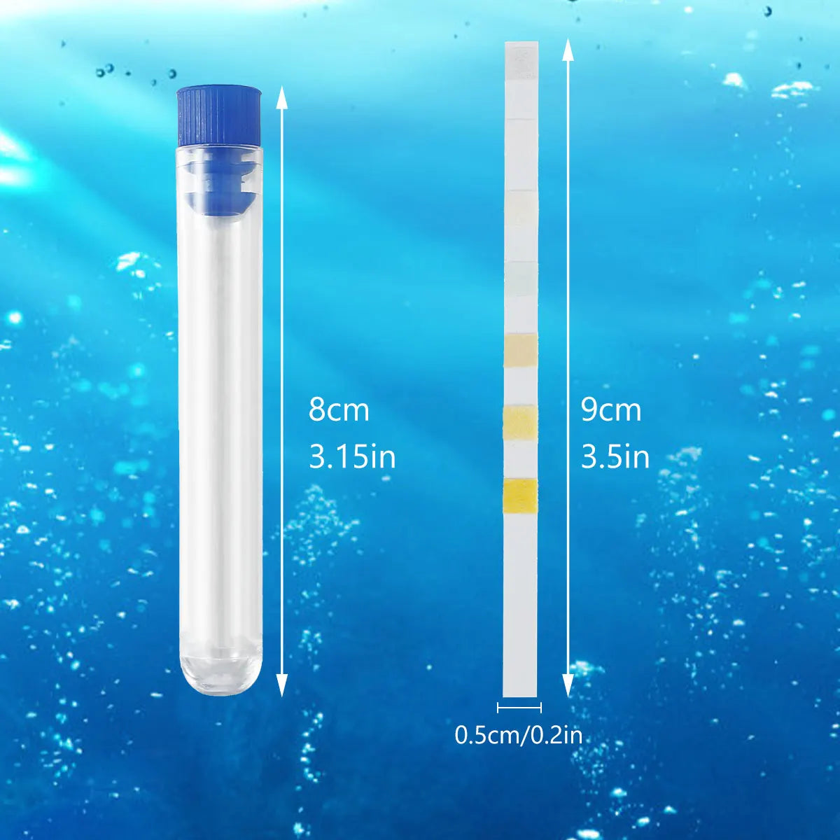 7-in-1 Aquarium Water Test Strips (100 Count)