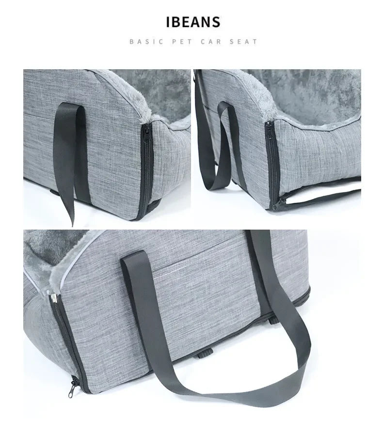 Portable Dog Travel Bed for Car Use