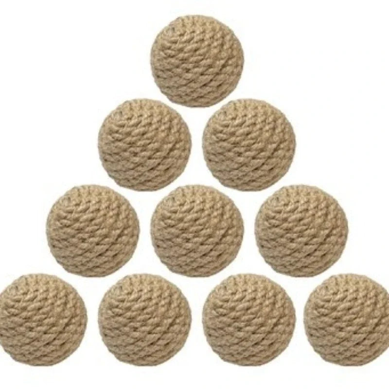 Pelotas de Juguete para Gatos con Cascabel de Sisal