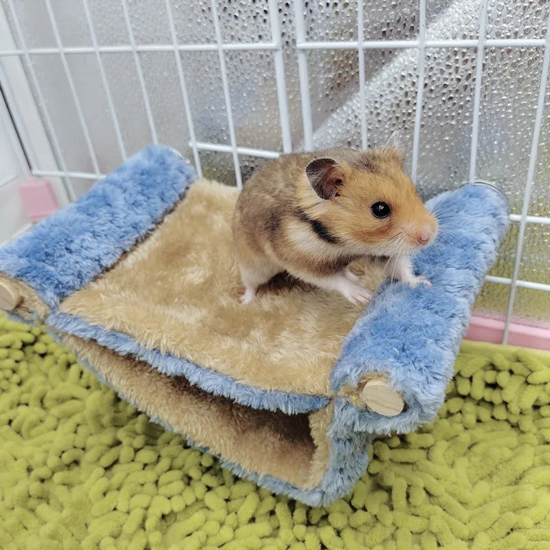 Hamac-Lit Doublement Doux pour Petits Animaux