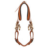 Bridon en cuir réglable pour cheval (Hackamore)