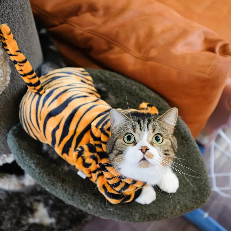 Mono con Capucha de Forro Polar para Mascota