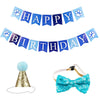 Pet Birthday Celebration Set with Hat Bandana and Bow Tie
