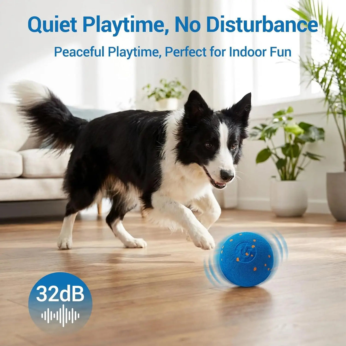 Interactive Automatic Rolling Dog Ball with Motion Activation