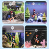 Décoration de aquarium suspendue style dessin animé