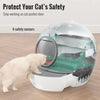 Smart Self-Cleaning Cat Litter Box with App Control and Health Monitoring