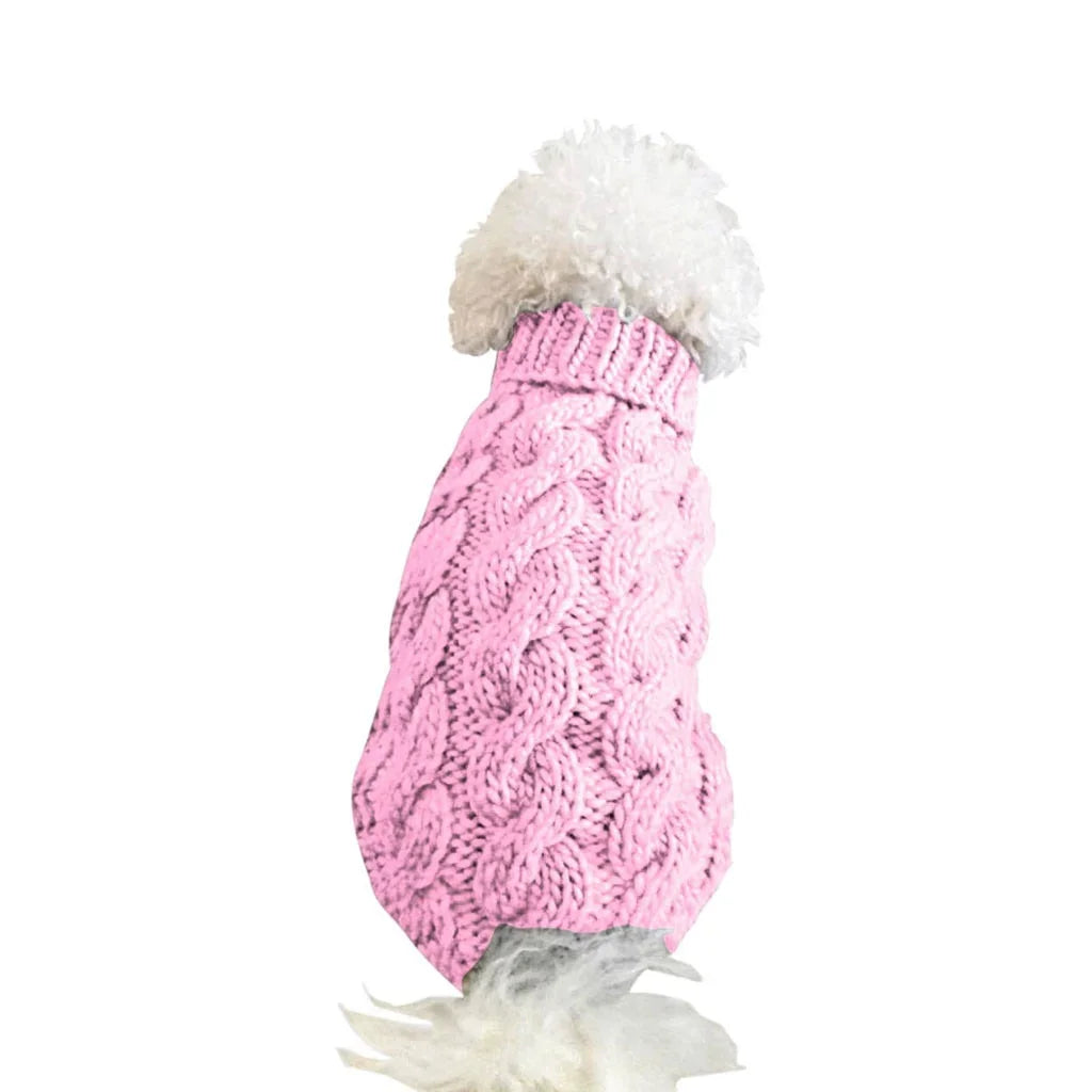 Classic Knitted Turtleneck Sweater for Small Dogs and Cats