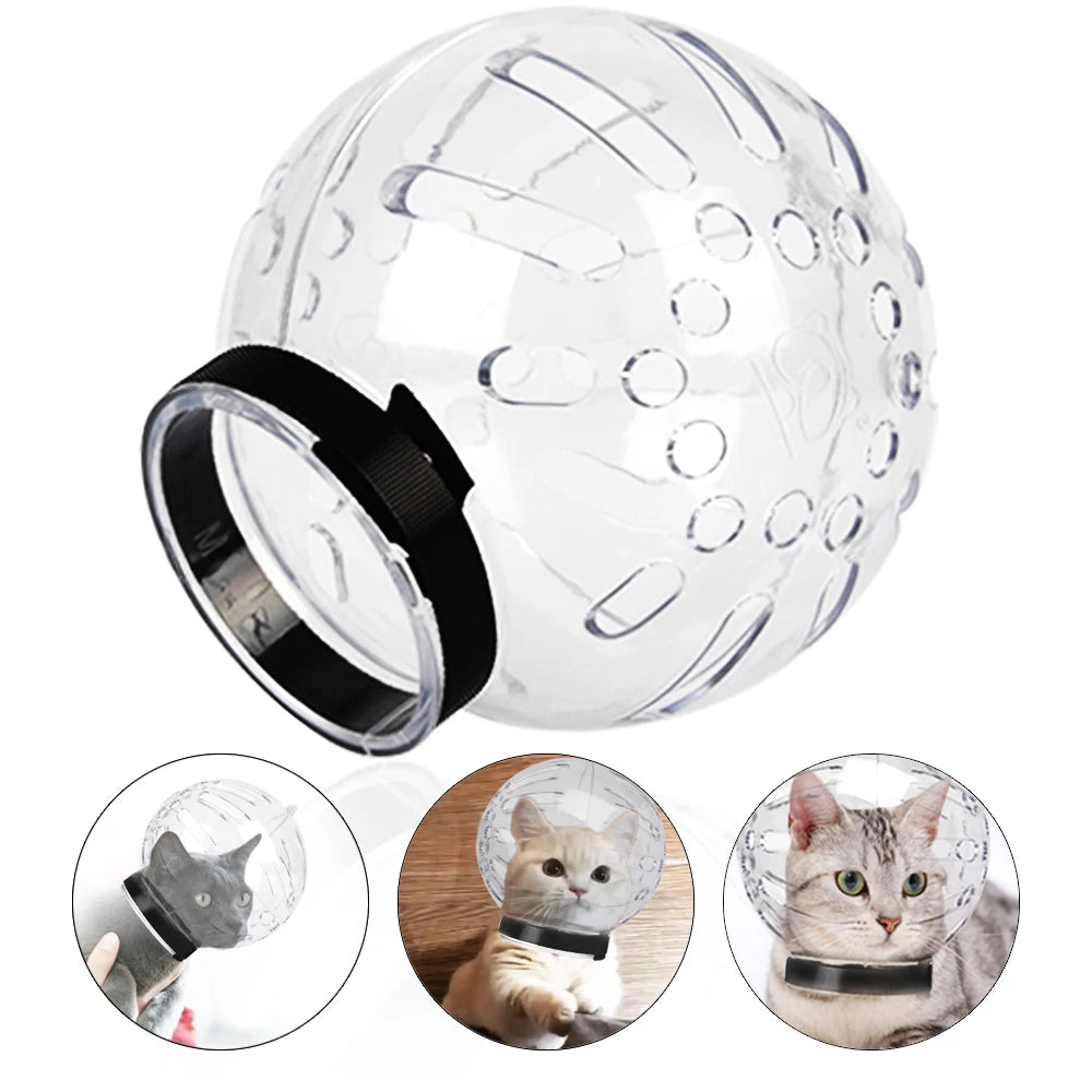 Breathable Anti-Bite Cat Grooming Hood