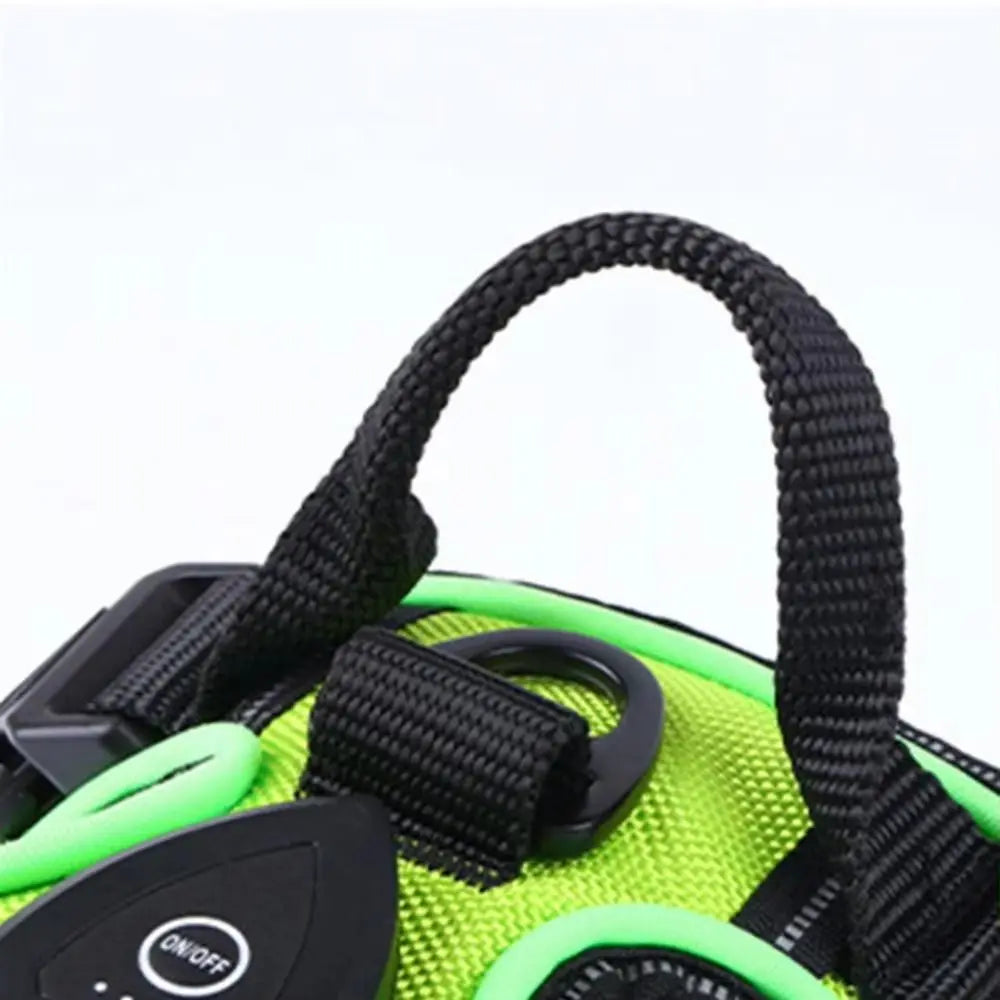 Rechargeable LED Dog Harness with Reflective Strips