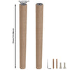 A set of replacement sisal scratch posts for cat trees and climbing frames, shown in various lengths.