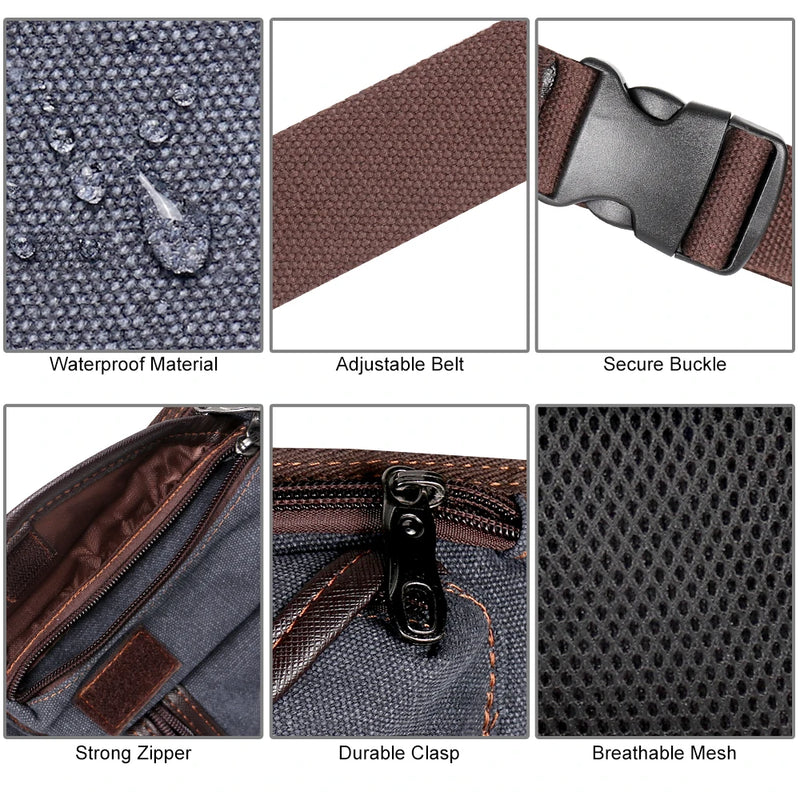 Adjustable Drop-Leg Waist Bag