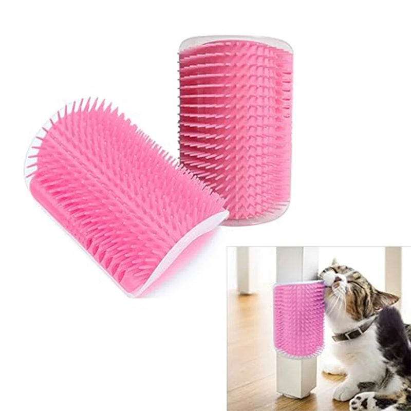 Auto-gratte-mur pour chat avec catnip