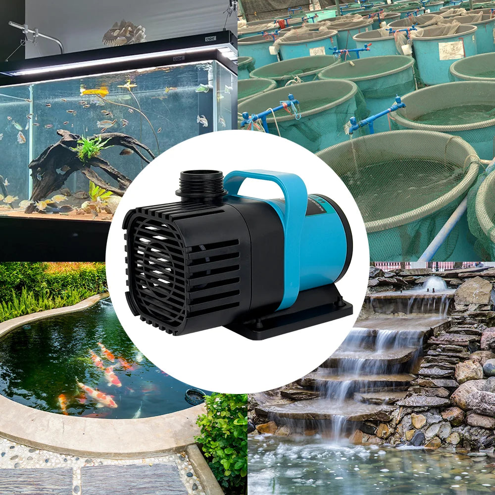 Ultra-Quiet Submersible Aquarium Water Pump with Adjustable Flow