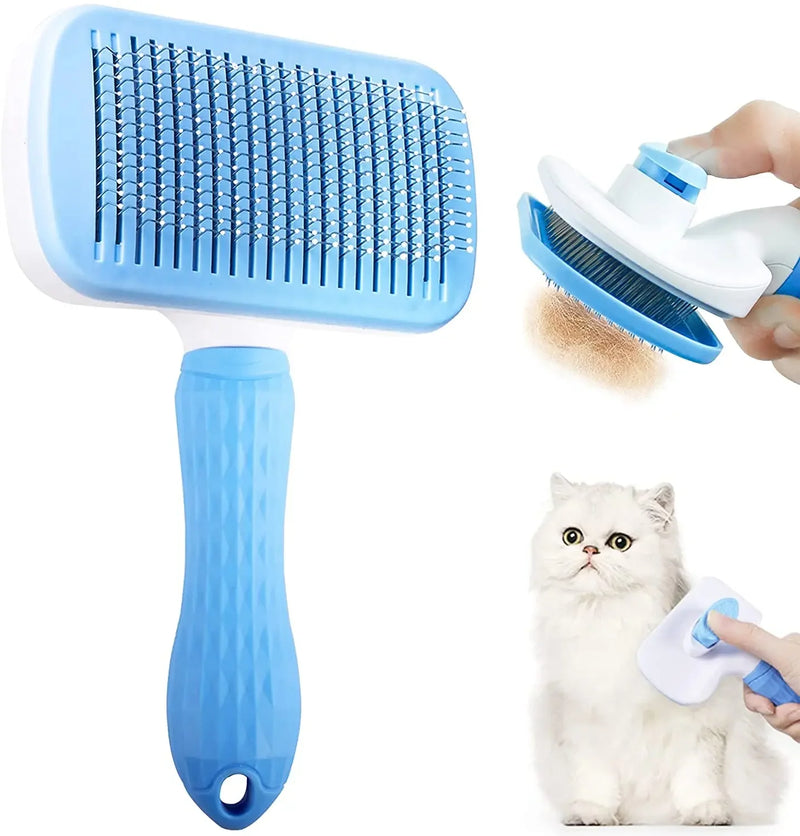Self-Cleaning Pet Grooming Brush
