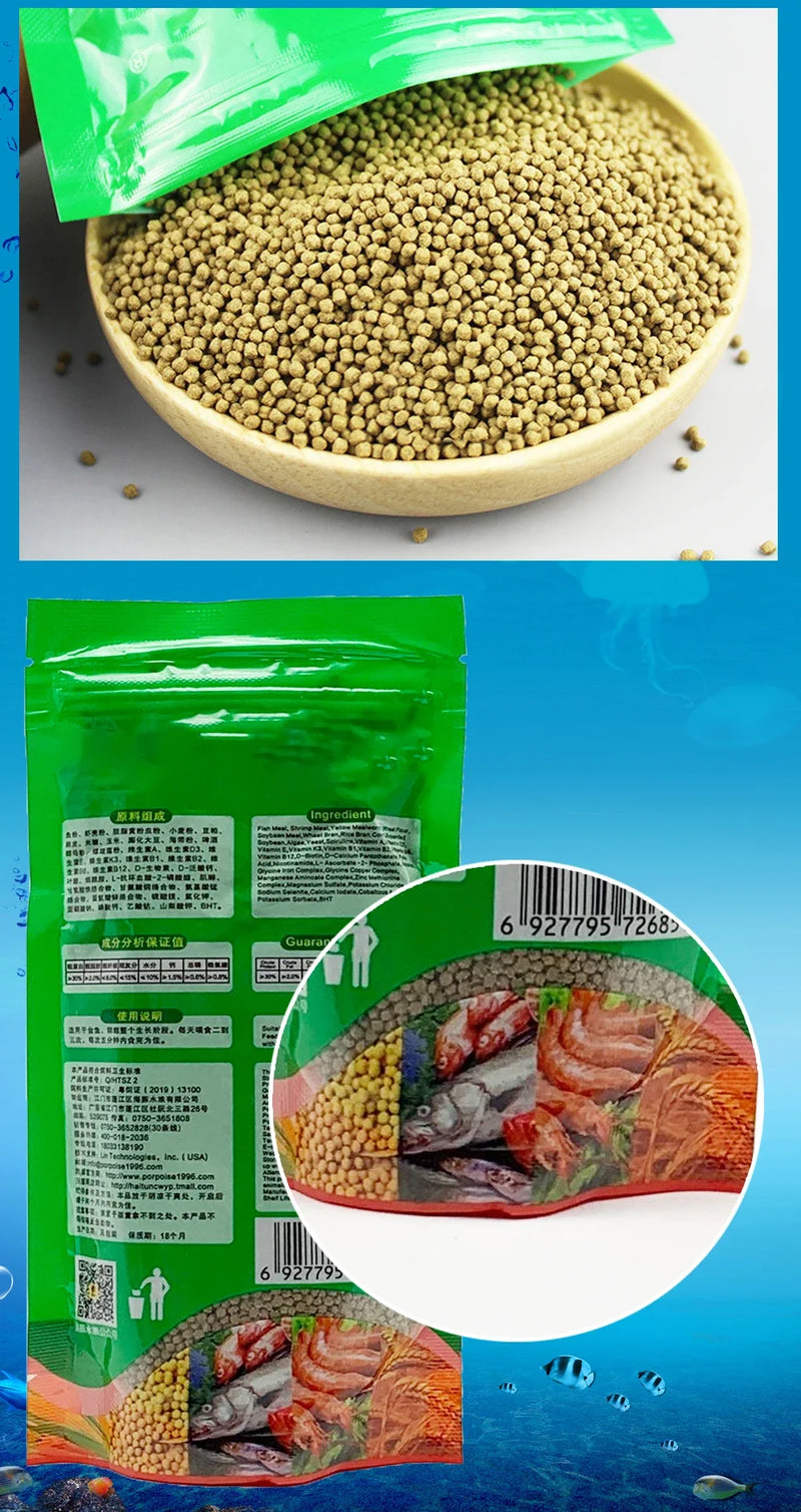 Spirulina Floating Fish Food for Tropical & Coldwater Species