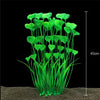 Artificial Aquarium Plants with Ceramic Base – Realistic Green Decor for Fish Tanks