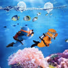 Ornement de Mini-Plongeur Lumineux pour Aquarium