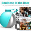Portable 2-in-1 Dog Drinking Bottle with Collapsible Silicone Bowl