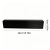 Black dog car window chin rest cushion made of soft EVA foam with dimensions 40cm x 5cm.