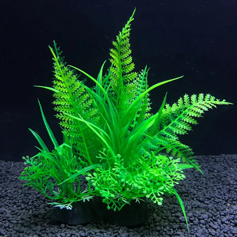 Plantes artificielles pour aquarium assorties