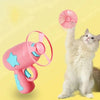 Interaktiver Katzen-Scheibenwerfer