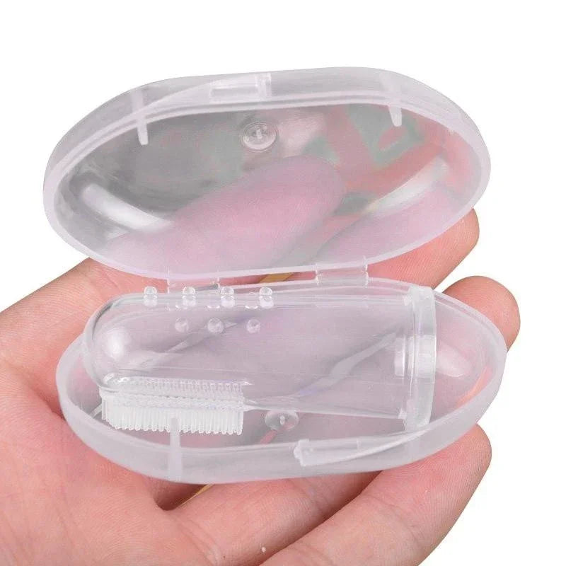 Super Soft Finger Toothbrush for Dogs and Cats